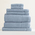 Renee Taylor Cambridge Waffle Towel Sets Blue Mirage